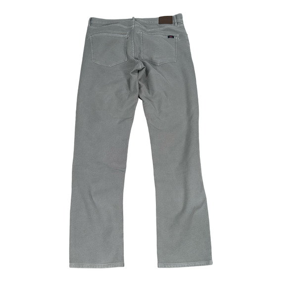 Faherty Stretch Terry 5-Pocket Pant Men’s 32 x 32 Gray Classic Straight Leg - Picture 2 of 10